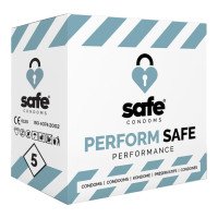 Uždelsiantys prezervatyvai „Perform Safe“, 5 vnt. - Safe