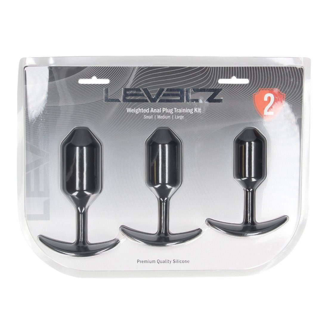 Analinių kaiščių rinkinys „Weighted Anal Plug Training Kit“ - Levelz