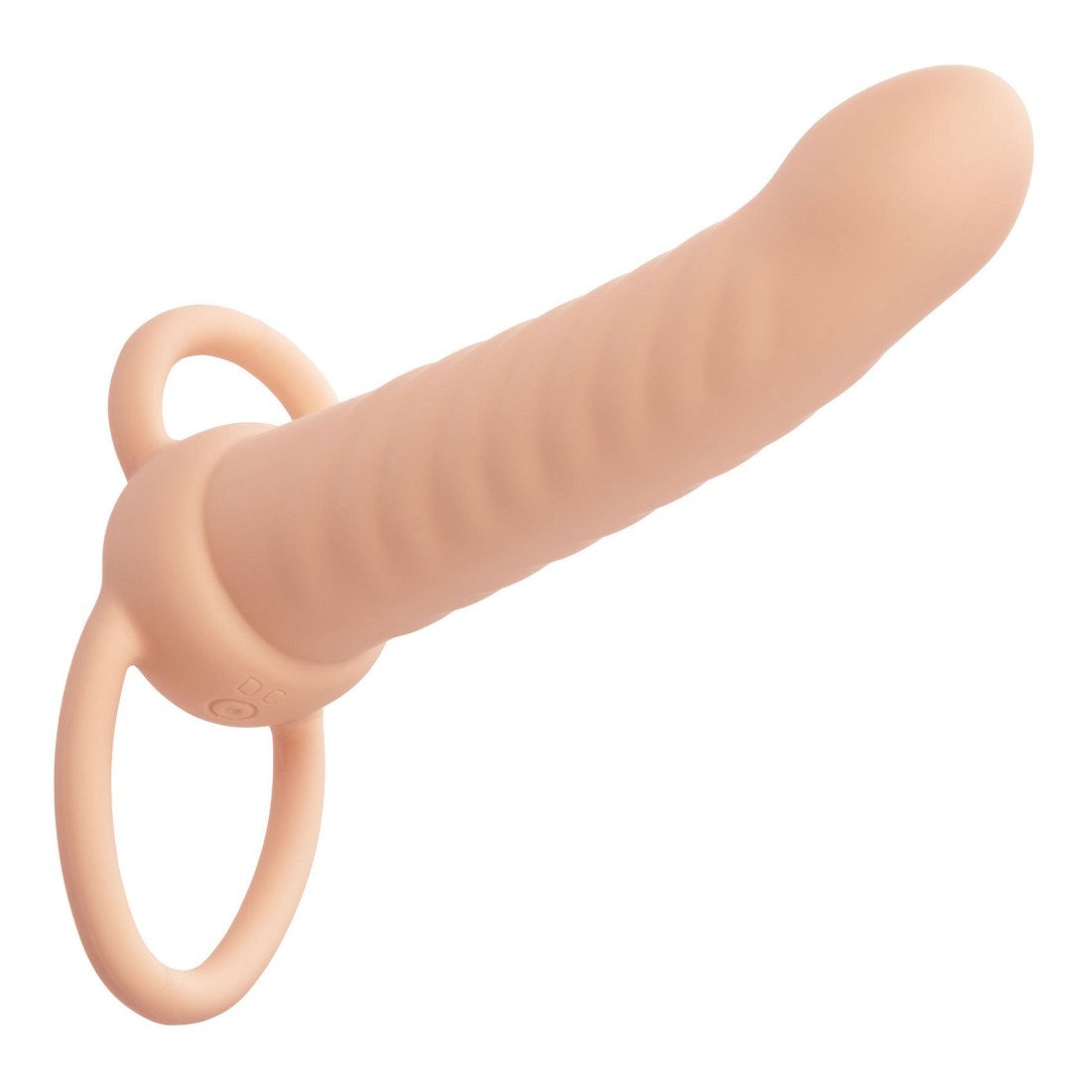 Vibruojantis strap-on dildo „Performance Maxx Rechargeable Ribbed“ - CalExotics