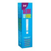 Stimuliuojantis vandens pagrindo lubrikantas „Slide and Vibe“, 35 ml - Intt