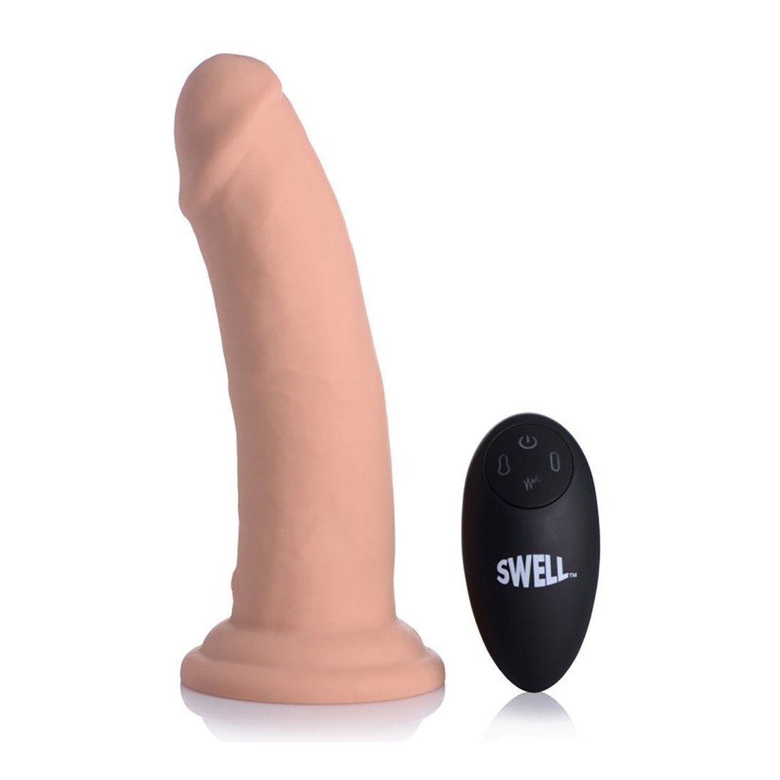 Pripučiamas vibruojantis dildo „7X Silicone Dildo 7 Inch“ - XR