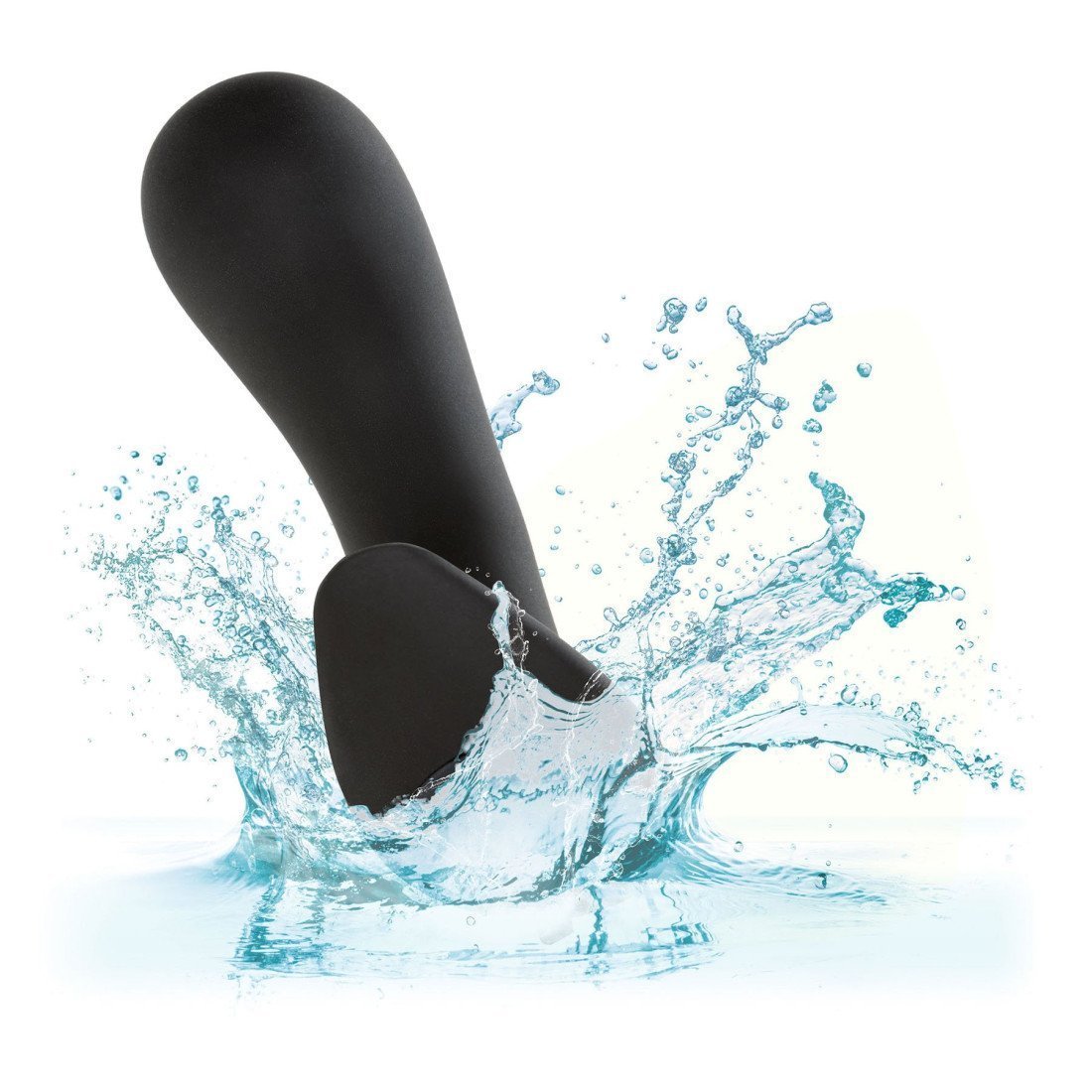 Vibruojantis analinis kaištis „Rock Bottom Curved Probe“ - CalExotics
