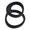 Penio žiedas „2 Loop Silicone Cock Ring“ - Shots Toys