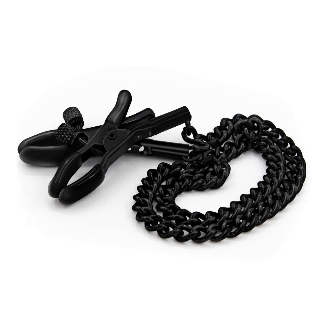 Spenelių spaustukai „Nipple Chain Clamps Black” - Crushious