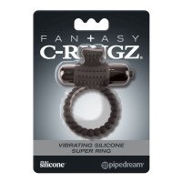 Vibruojantis penio žiedas „Vibrating Silicone Super Ring“ - Fantasy C-Ringz