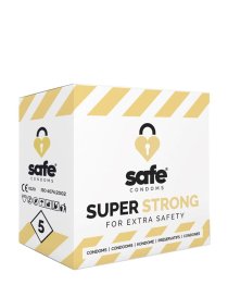 Saugesni prezervatyvai „Super Strong“, 5 vnt. - Safe