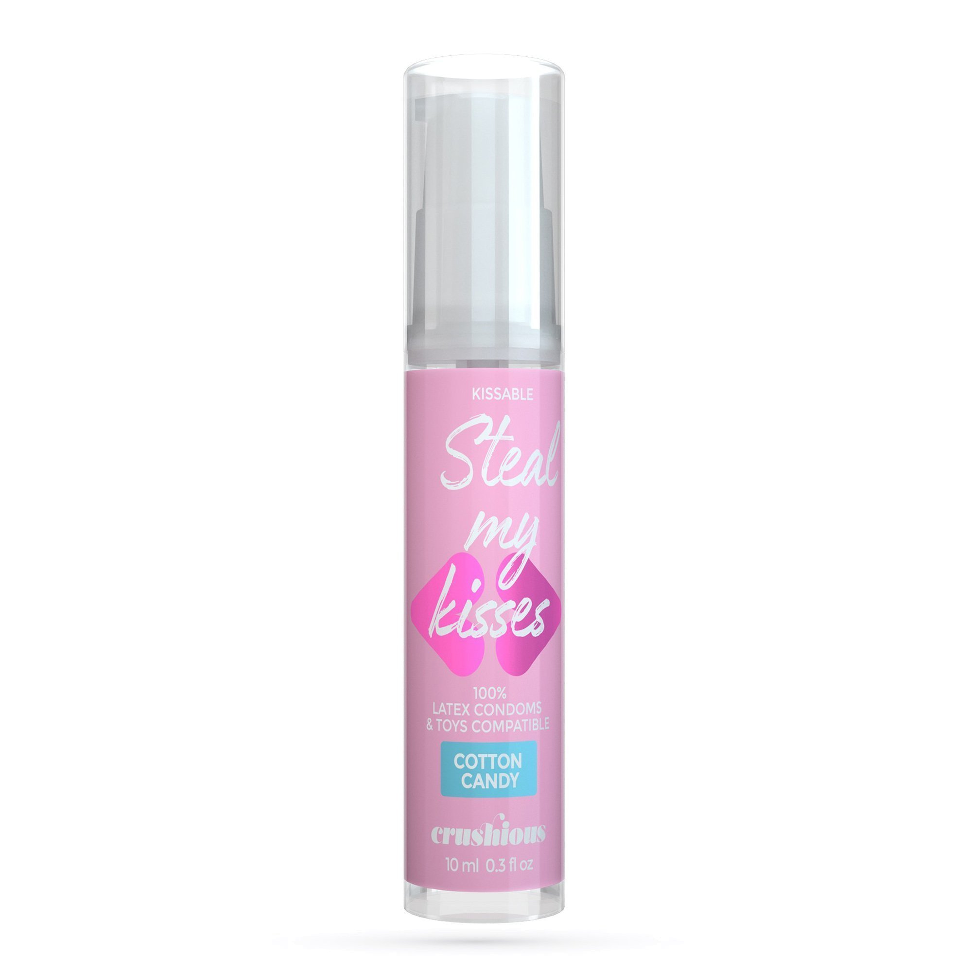 Vandens pagrindo lubrikantas „Steal My Kisses Cotton Candy“, 10 ml - Crushious