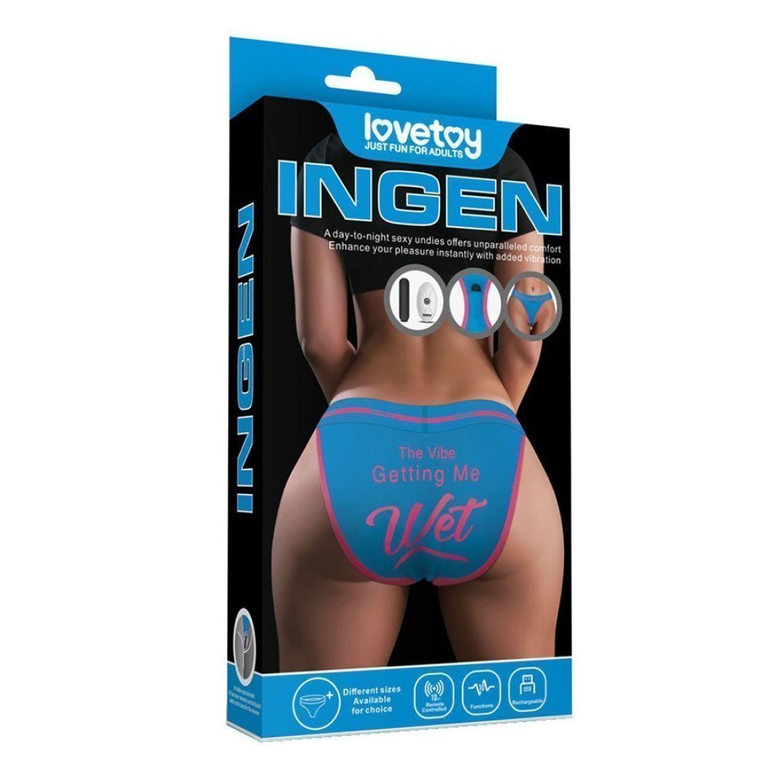 Vibruojančios kelnaitės „Wet“ - Love Toy