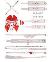 Suvaržymo rinkinys poroms „Nurse Bondage Kit“ - Ouch!