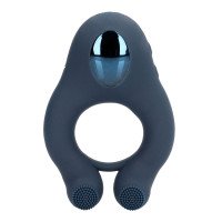 Vibruojantis penio žiedas „Vibrating Cockring with Clitoris Stimulation“ - Loveline