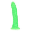 Tamsoje šviečiantis dildo „Glow in The Dark Dildo“ - RealRock
