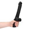 Automatinis falo imitatorius „Handheld Liquid Silicone Vibrating and Thrusting Dildo“ - Ouch!