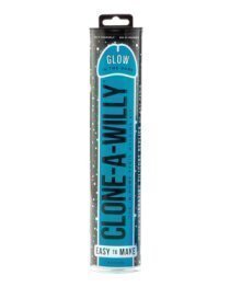 Vibruojančio dildo rinkinys „DIY Homemade Dildo Clone Kit Glow“ - Clone-A-Willy