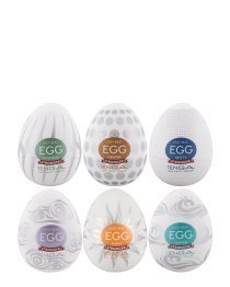 Masturbatorių rinkinys „Egg Hard Boiled“ - Tenga