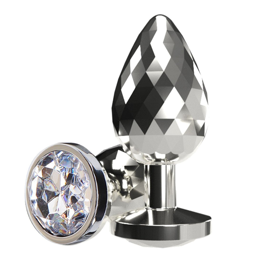 Didelis analinis kaištis „Disco Diamond Plug“ - ToyJoy