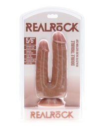 Dvigubas dildo „Double Trouble Dildo“ - RealRock