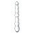 Stiklinis dvipusis dildo „Glass Dildo Nr. 19“