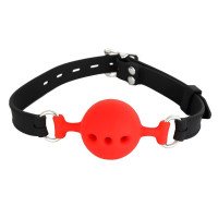 Burnos kaištis „Full Silicone Ball Gag M“ - Latetobed