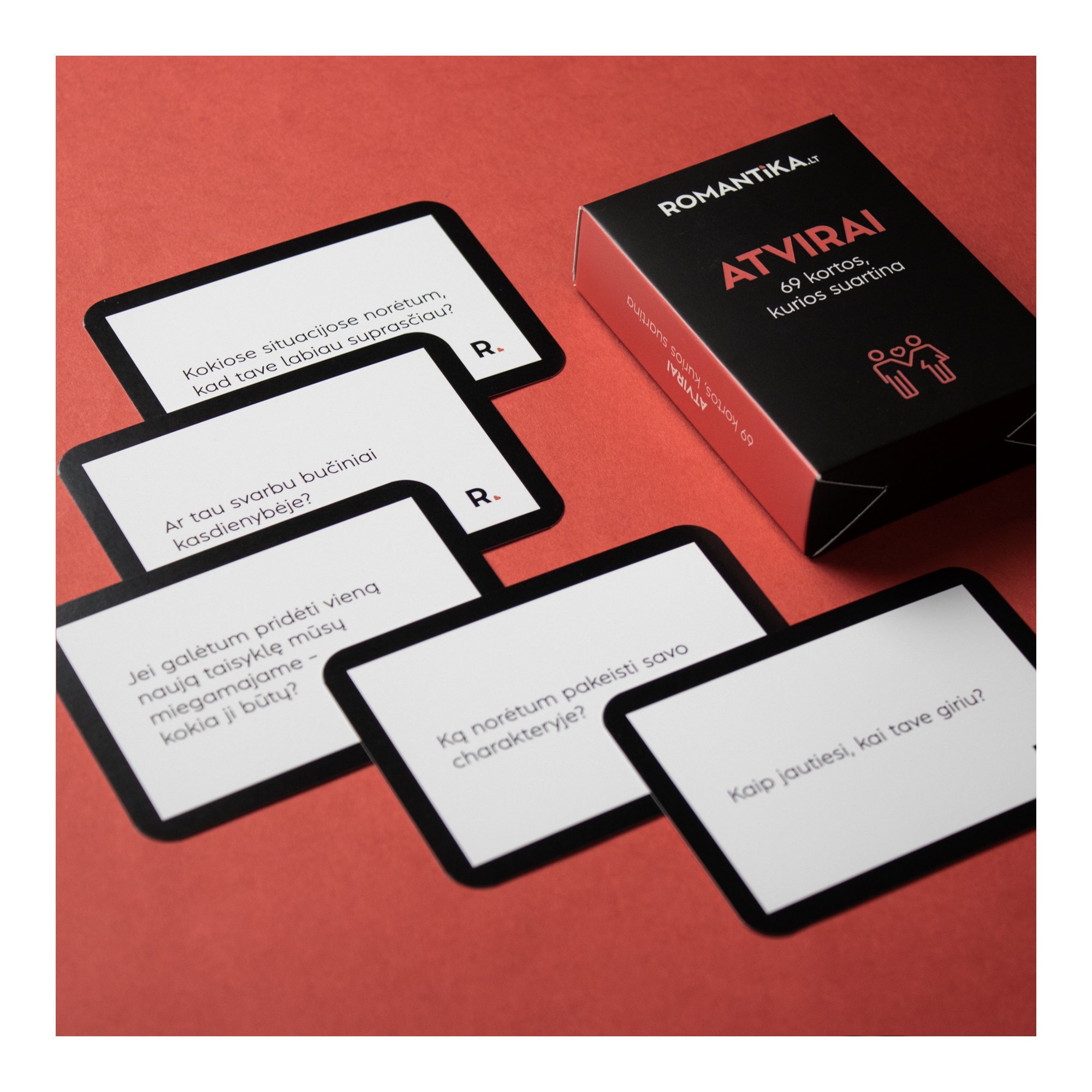 Pokalbių kortos „Atvirai“ - Romantika.lt