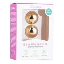 Vaginaliniai kamuoliukai „Golden Ben Wa Balls“ - EasyToys