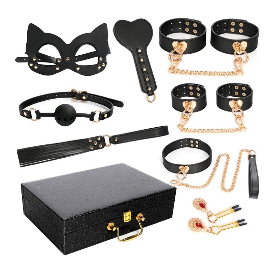Suvaržymo rinkinys „Bondage Kit 8 pcs with Case“ - Latetobed