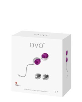 Purpuriniai vaginaliniai kamuoliukai „L1“ - OVO