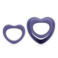 Penio žiedų rinkinys „Heart Cockring Set“ - Loveline
