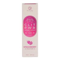 Stimuliuojantis balzamas klitoriui „Clit PWR - Strawberry“, 15 ml - Secret Play