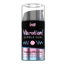 Stimuliuojantis gelis „Vibration! Bubble Gum“, 15 ml - Intt