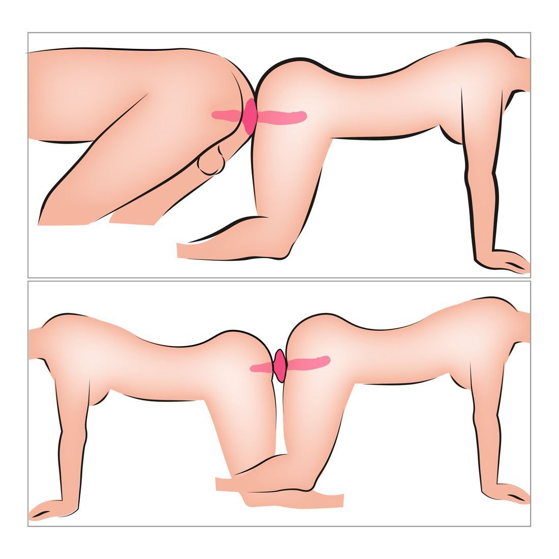Vibratorius „2 in 1 Vibrator + Butt Plug“ - Couples Choice
