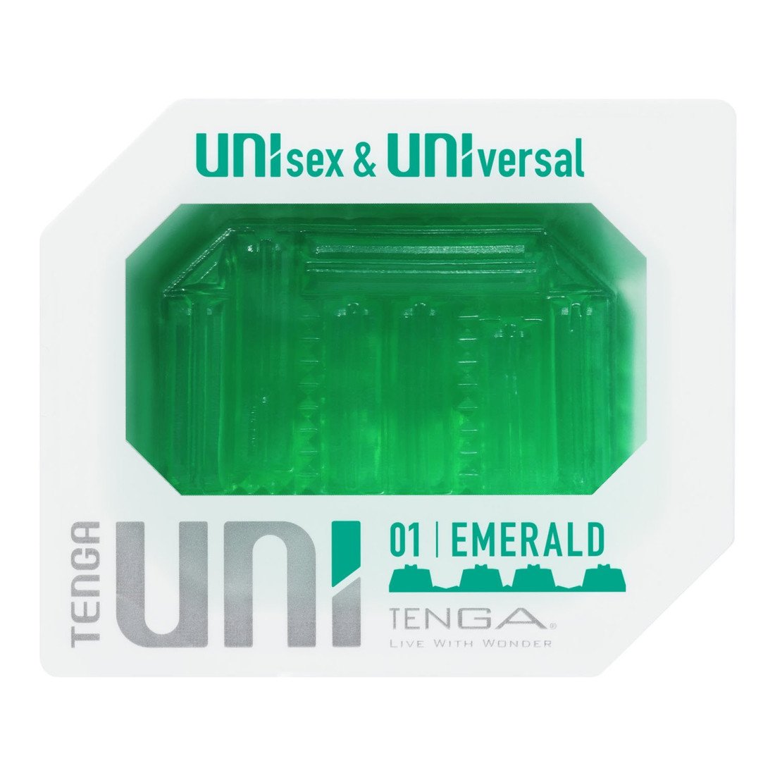 Universalus stimuliatorius „Uni 01 Emerald“ - Tenga