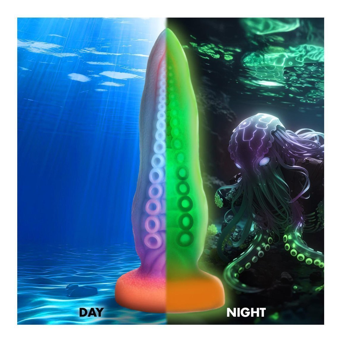 Silikoninis dildo „Tenta-Cock“ - XR