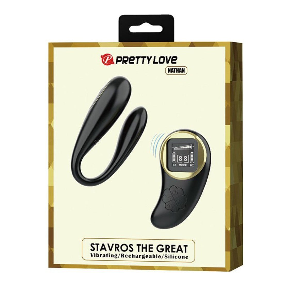 Vibratorius poroms „Nathan“ - Pretty Love