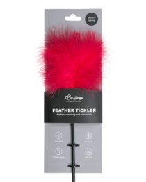 Raudonas plunksnos botagas „Feather Tickler“ - EasyToys