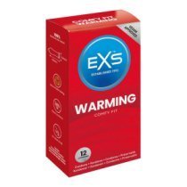 Stimuliuojantys prezervatyvai „Warming“, 12 vnt. - EXS Condoms