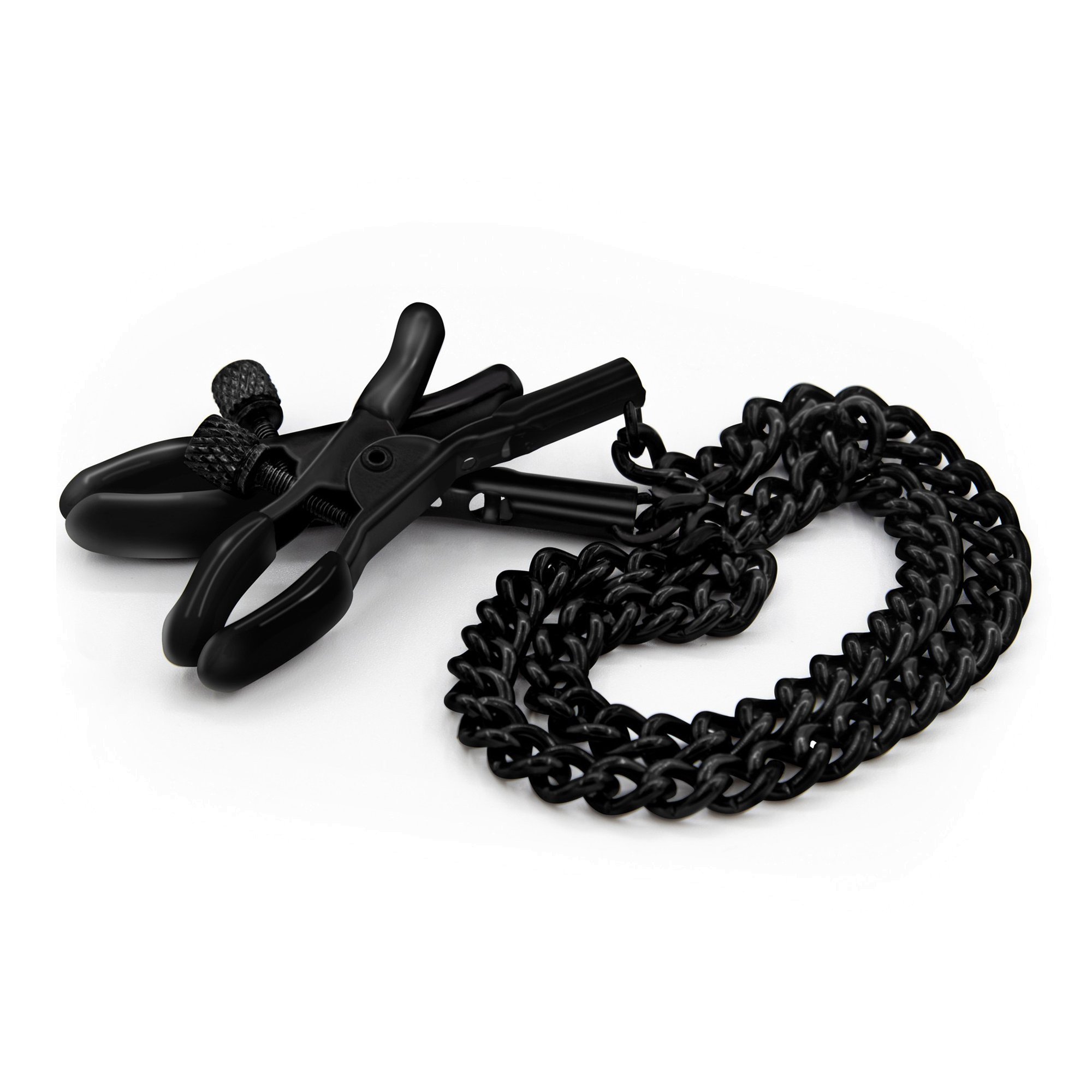 Spenelių spaustukai „Nipple Chain Clamps Black” - Crushious