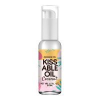 Masažo aliejus „Kissable Oil Coconut“, 50 ml - PharmQuests of Shots