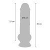 Dildo „Deluxe Dual Density Thick 25 cm“ - Get Real