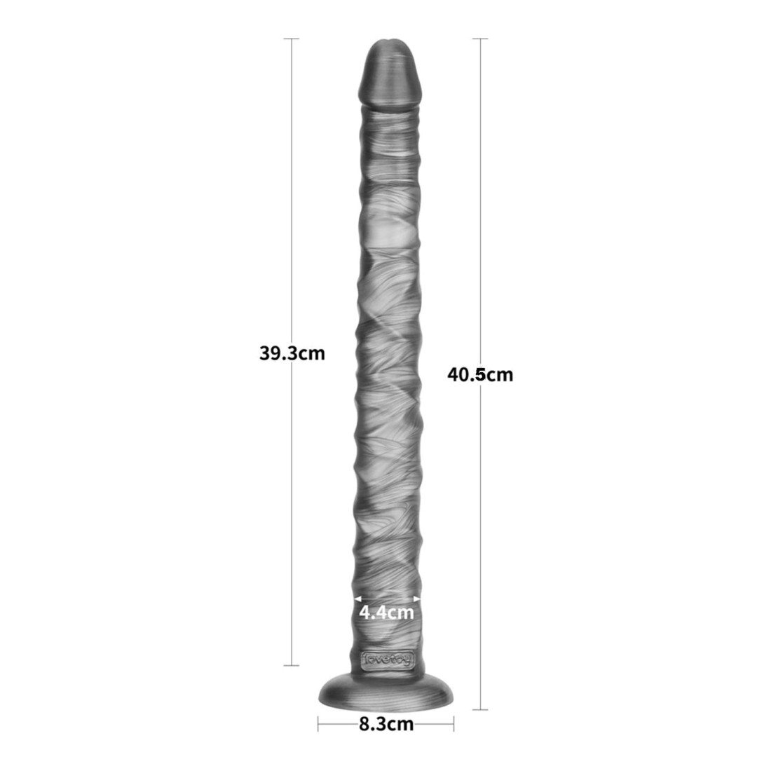 XXL dydžio vibruojantis dildo „Vibrax Slider 40,5 cm“ - Lovetoy