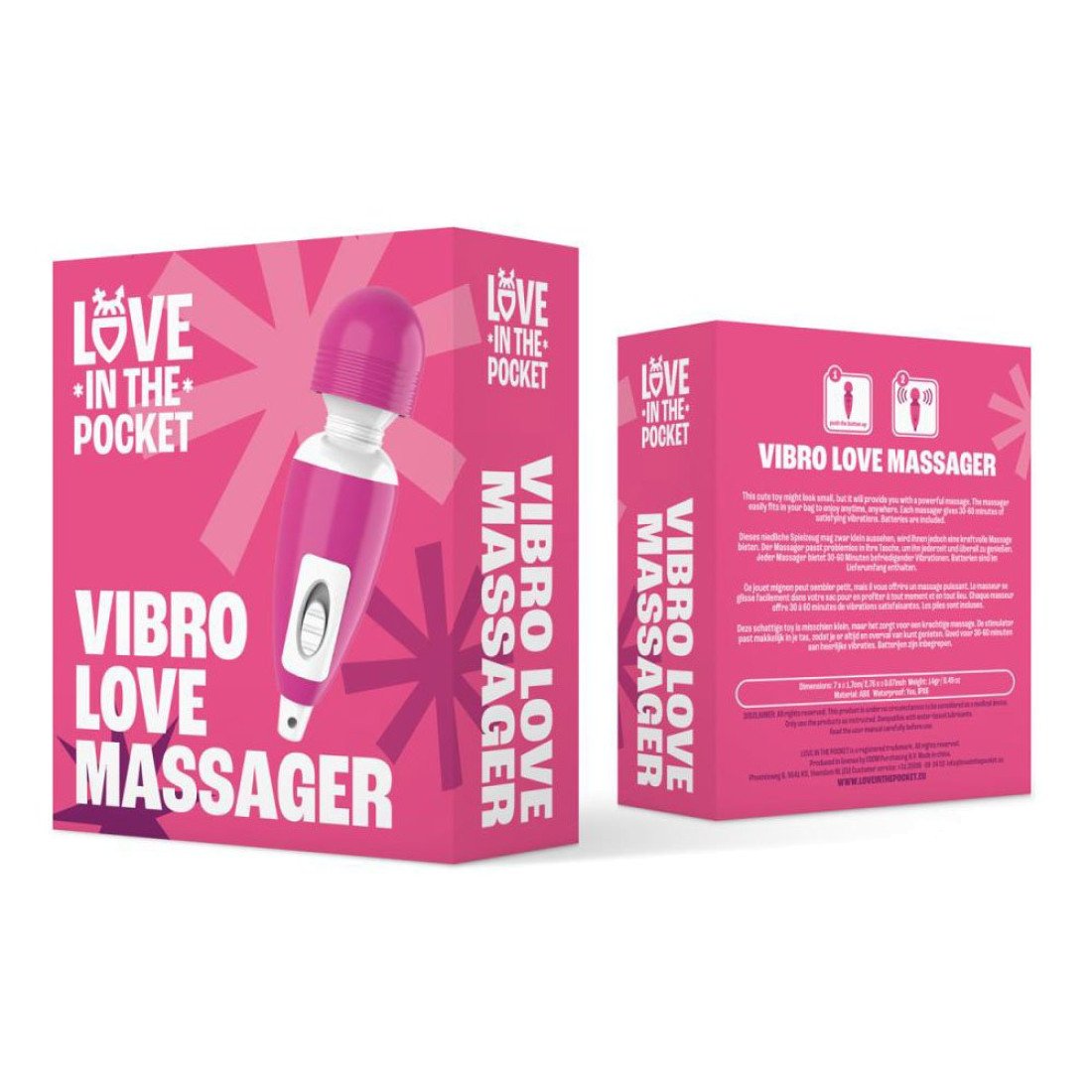 Mažas masažuoklis „Love Massager Mini“ - Love in the Pocket