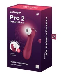 Išmanusis vibruojantis klitorinis stimuliatorius „Pro 2 Generation 3“ - Satisfyer