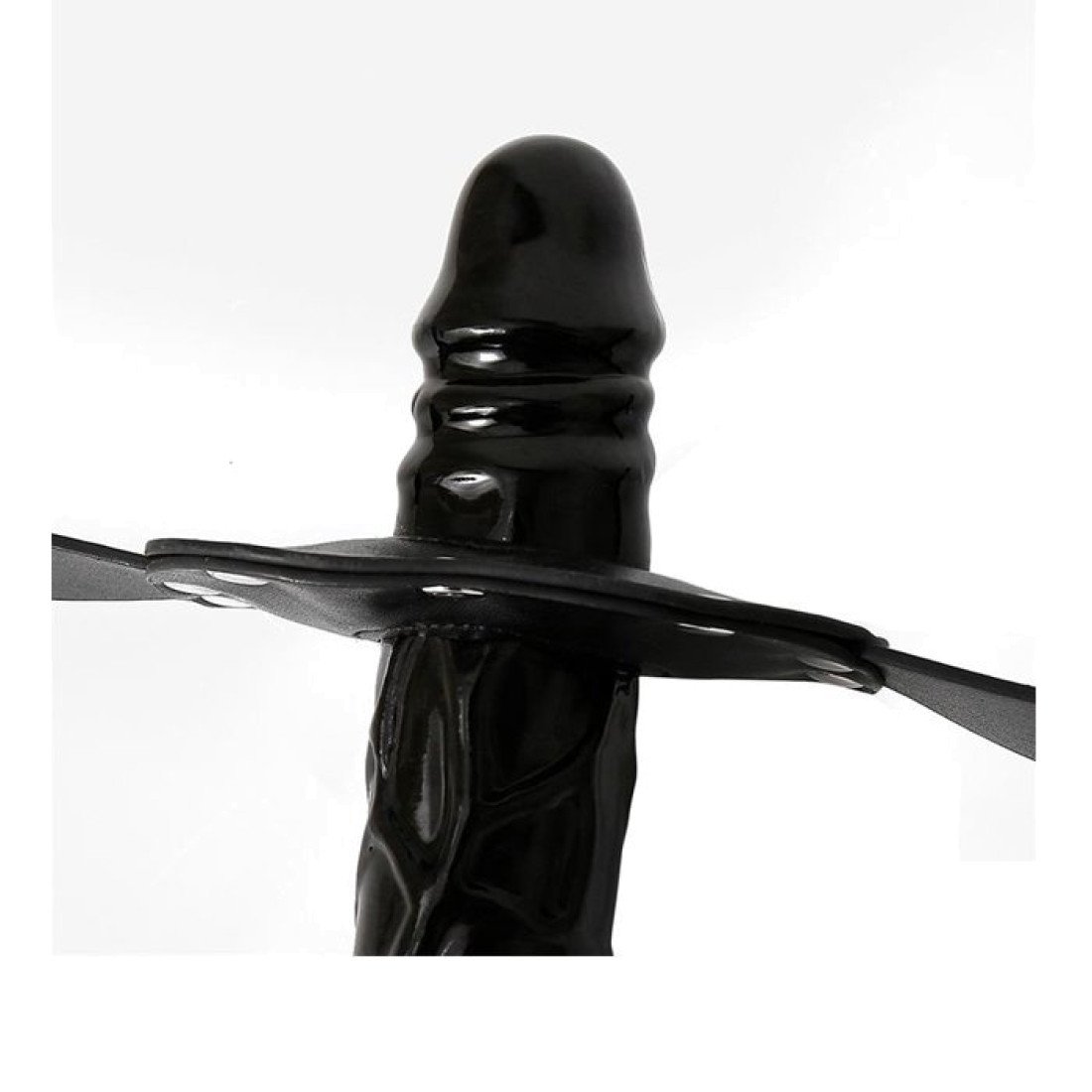 Burnos kaištis „Double Penis Gag Lockable“ - Latetobed