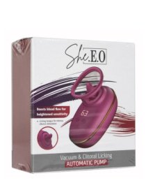 Automatinė pompa moterims „Vacuum & Clitoral Licking“ - She.E.O