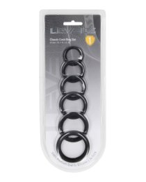 Penio žiedų rinkinys „Classic Silicone Cockring Set“ - Levelz