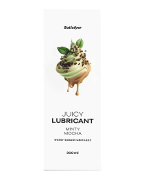 Vandens pagrindo lubrikantas „Minty Mocha“, 300 ml - Satisfyer