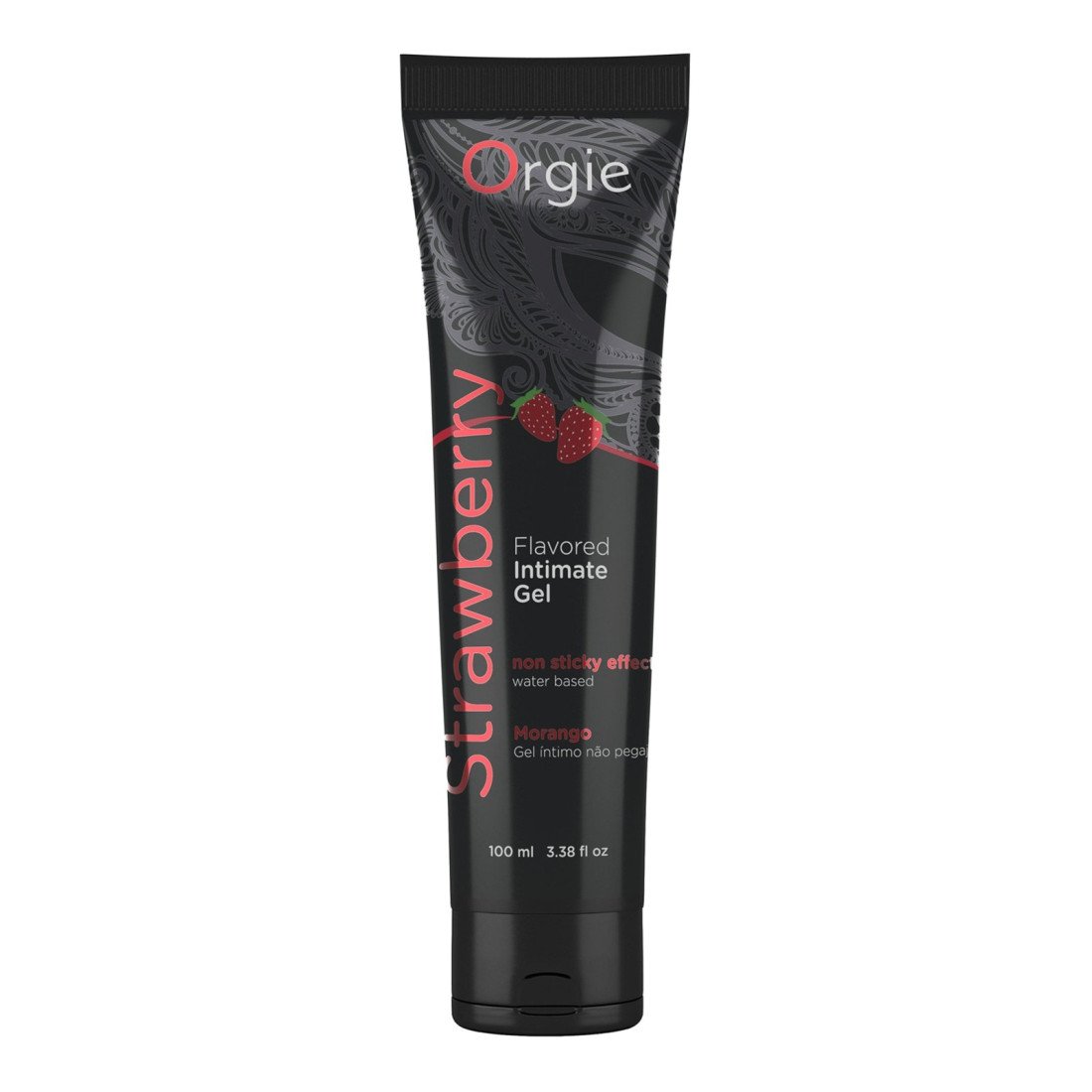 Vandens pagrindo lubrikantas „Lube Tube Strawberry“, 100 ml - Orgie