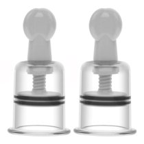 Spenelių ir klitorio siurbtukai „Nipple & Clitoral Suckers S/M“ - She.E.O