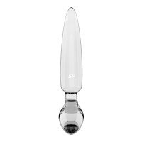 Stiklinis dildo „Triple Crystal 1” - Satisfyer