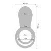 Įkraunamas penio žiedas „Couples Vibrator Ring“ - Xocoon