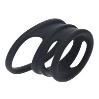 Penio ir sėklidžių žiedų rinkinys „Cock & Ball Ring Set of 4“ - Levelz